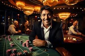 Antarmuka permainan kartu langsung piontogel dengan meja dealer multi-kamera